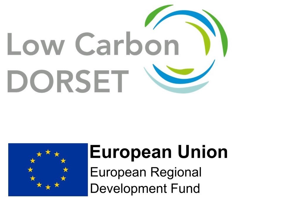 Low Carbon Dorset and EU logos