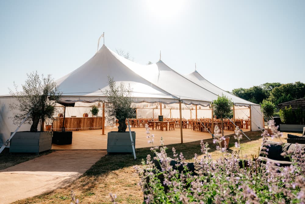 Almer Manor - Sail Cloth Marquee