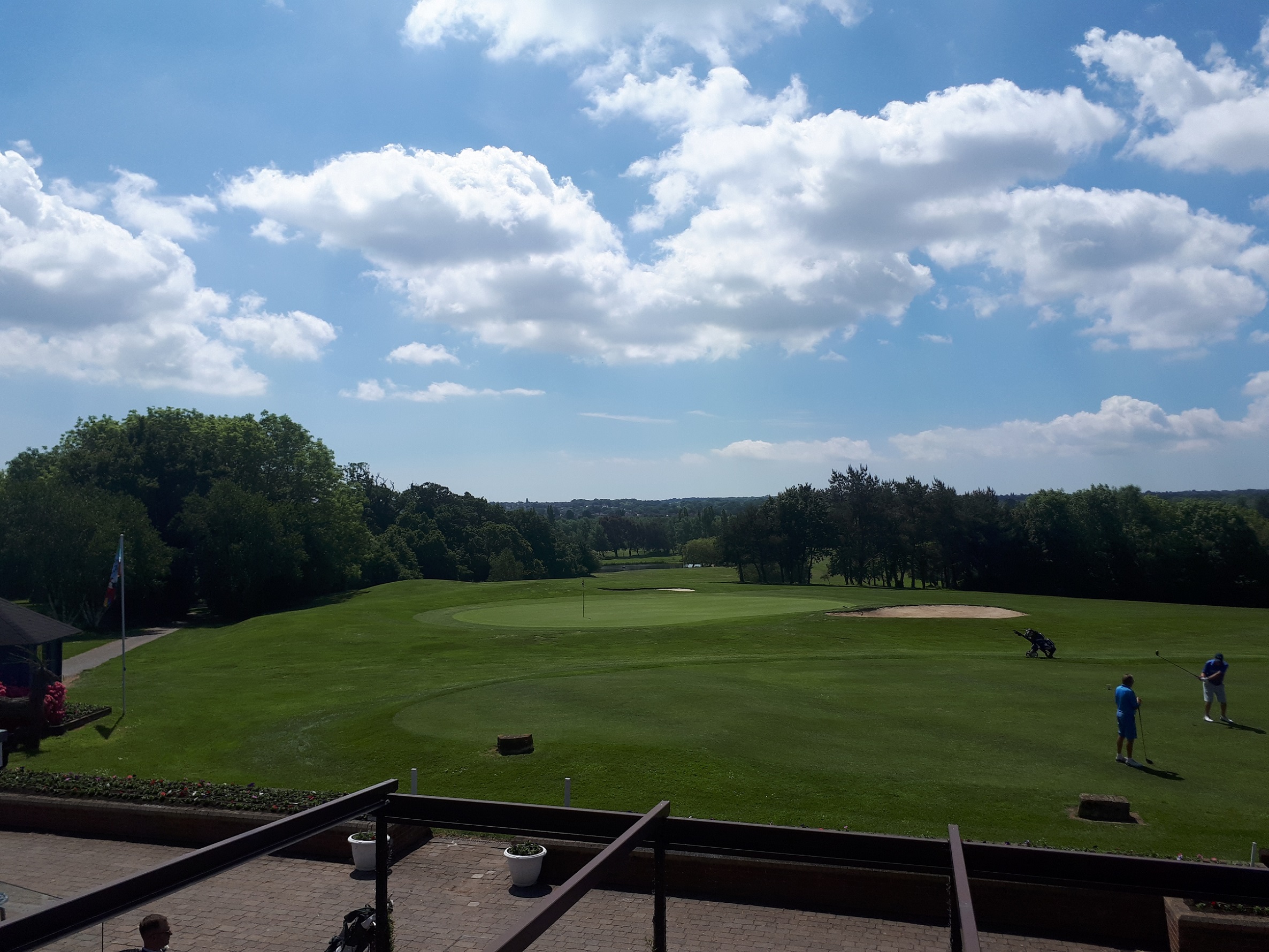Dudsbury Golf Club view from balcony