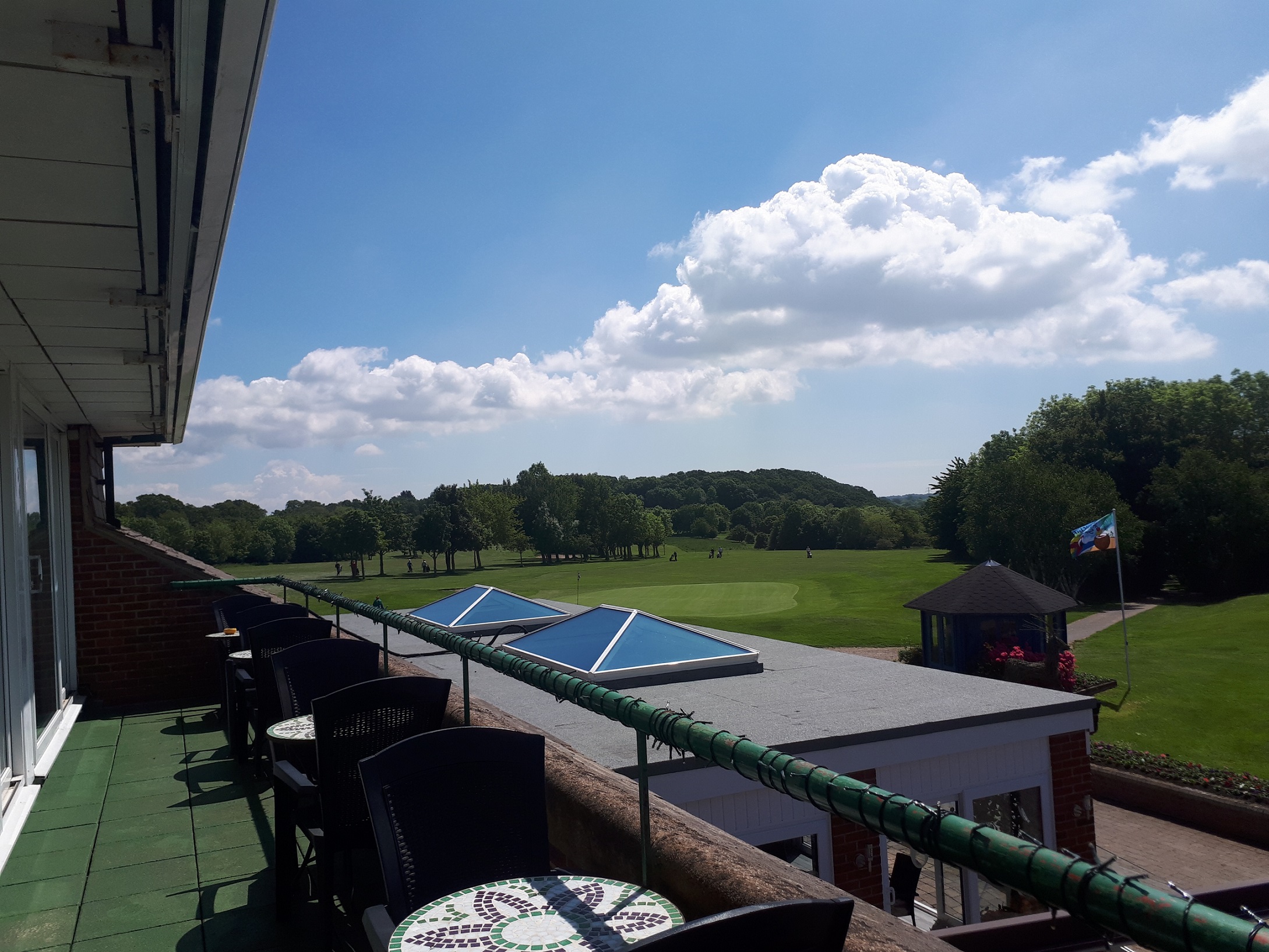 Dudsbury Golf Club balcony