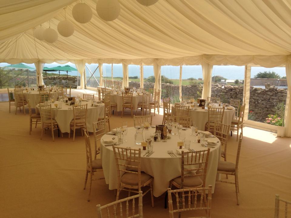 The Manor House Hotel marquee reception