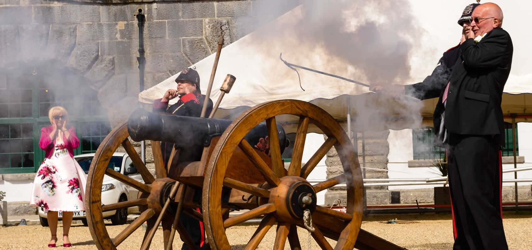 Nothe Fort gun display