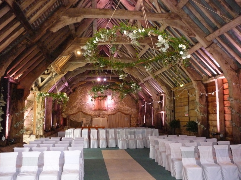 Stockbridge Barn Farm ceremony room