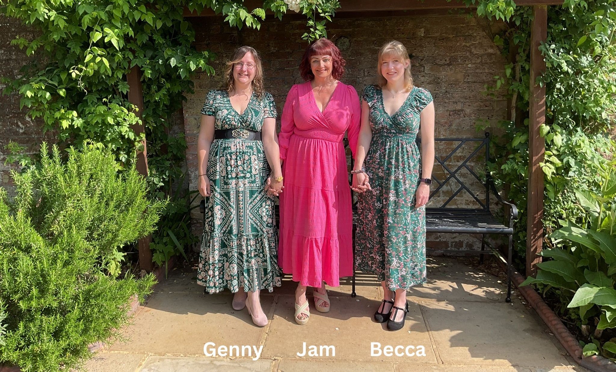 Meet the team Jam, Genny and Becca