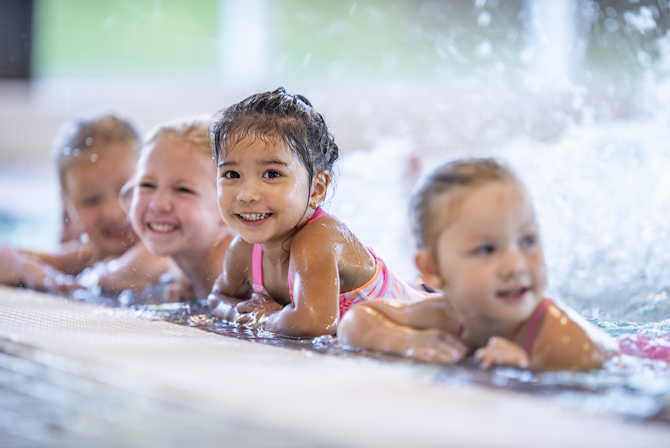 Swimming kids