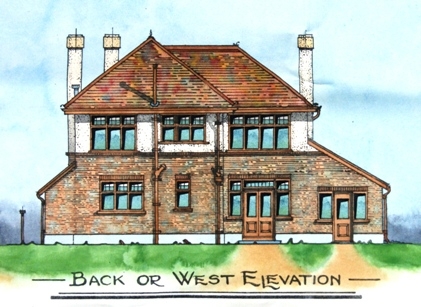 Plan of detatched house Holdenhost Road 1927