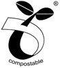 The compostable logo
