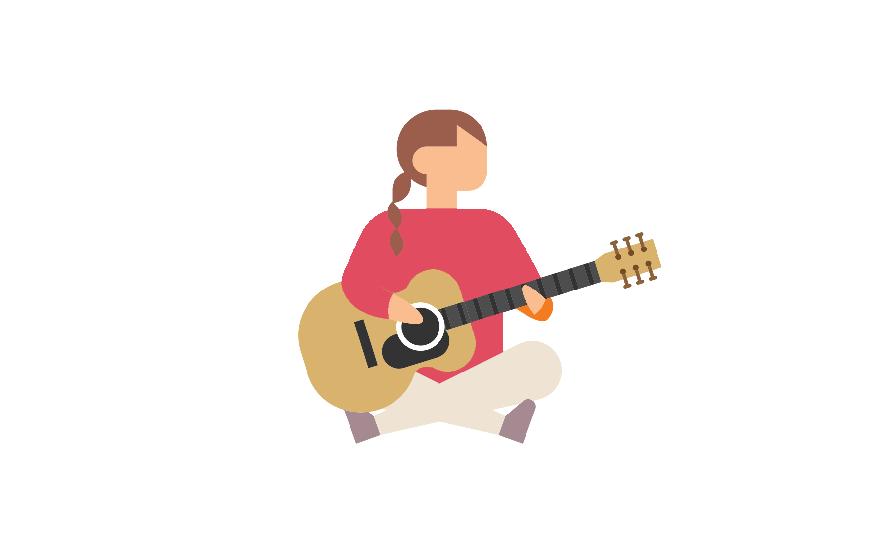 EHCP girl with guitar