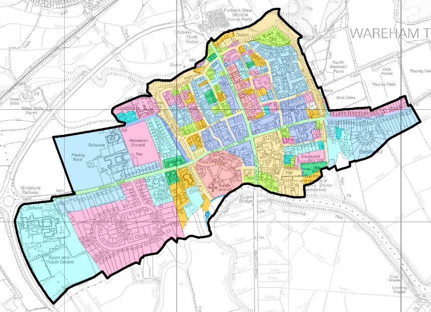 Dorset Historic Towns Survey periods of major development in Wareham