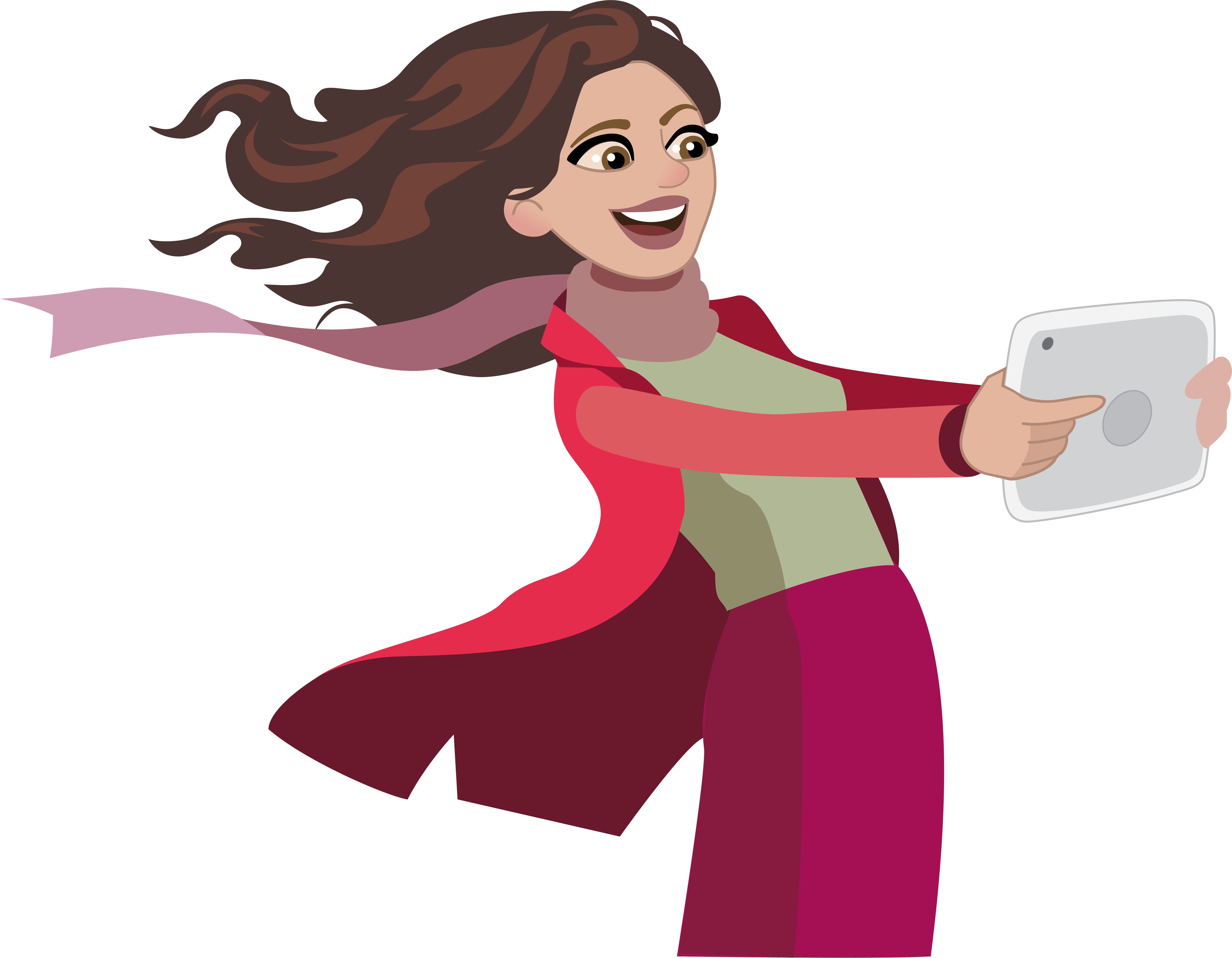 Woman with tablet