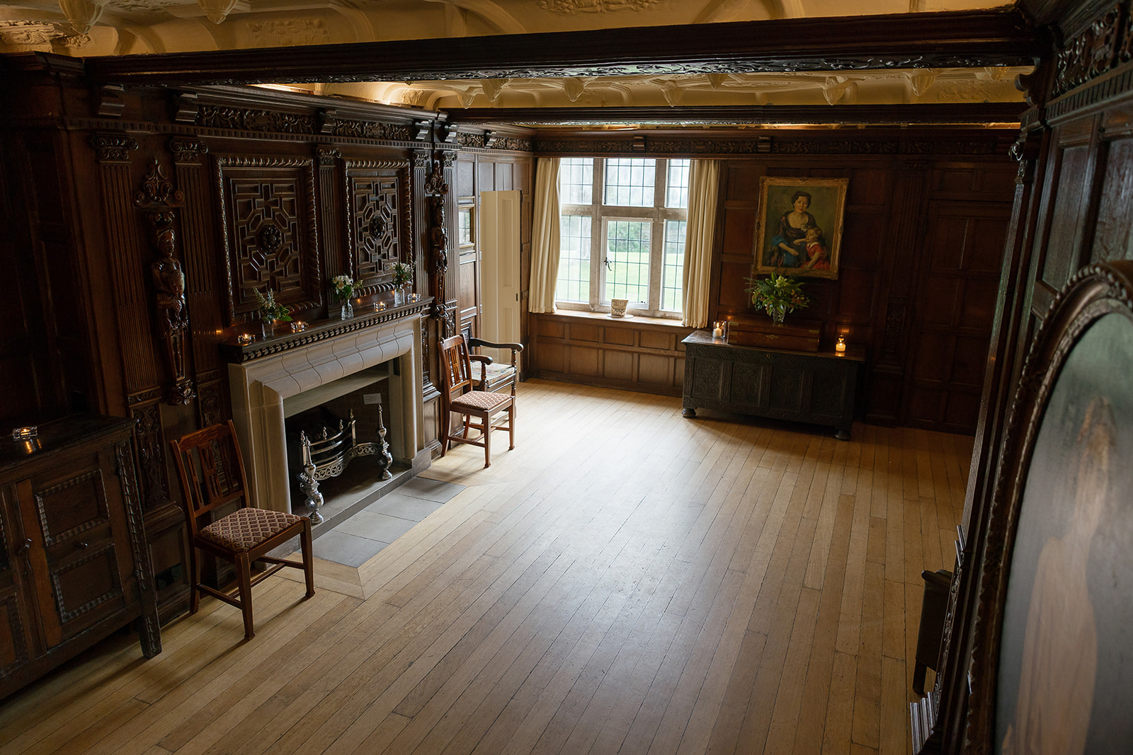 Studland Bay House - Oak Panelled Hall