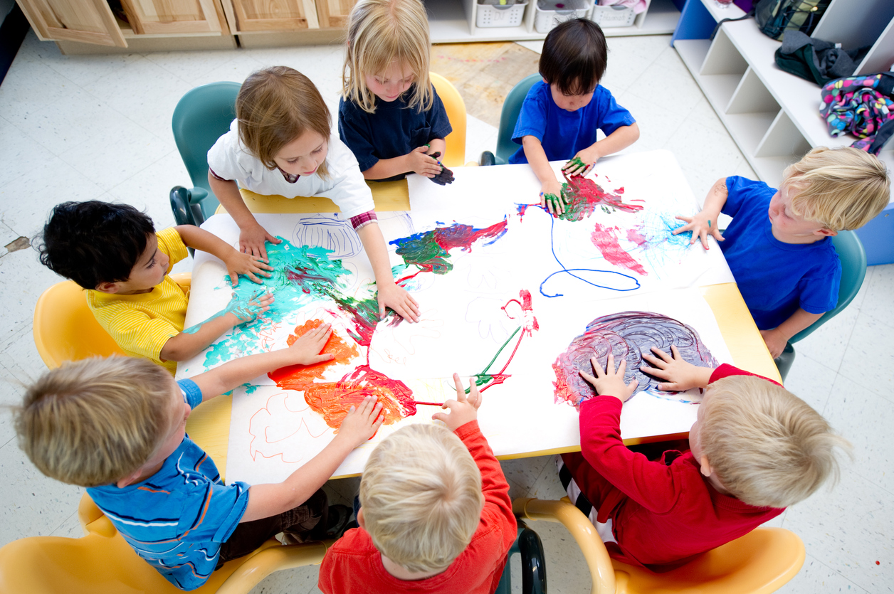 children round table