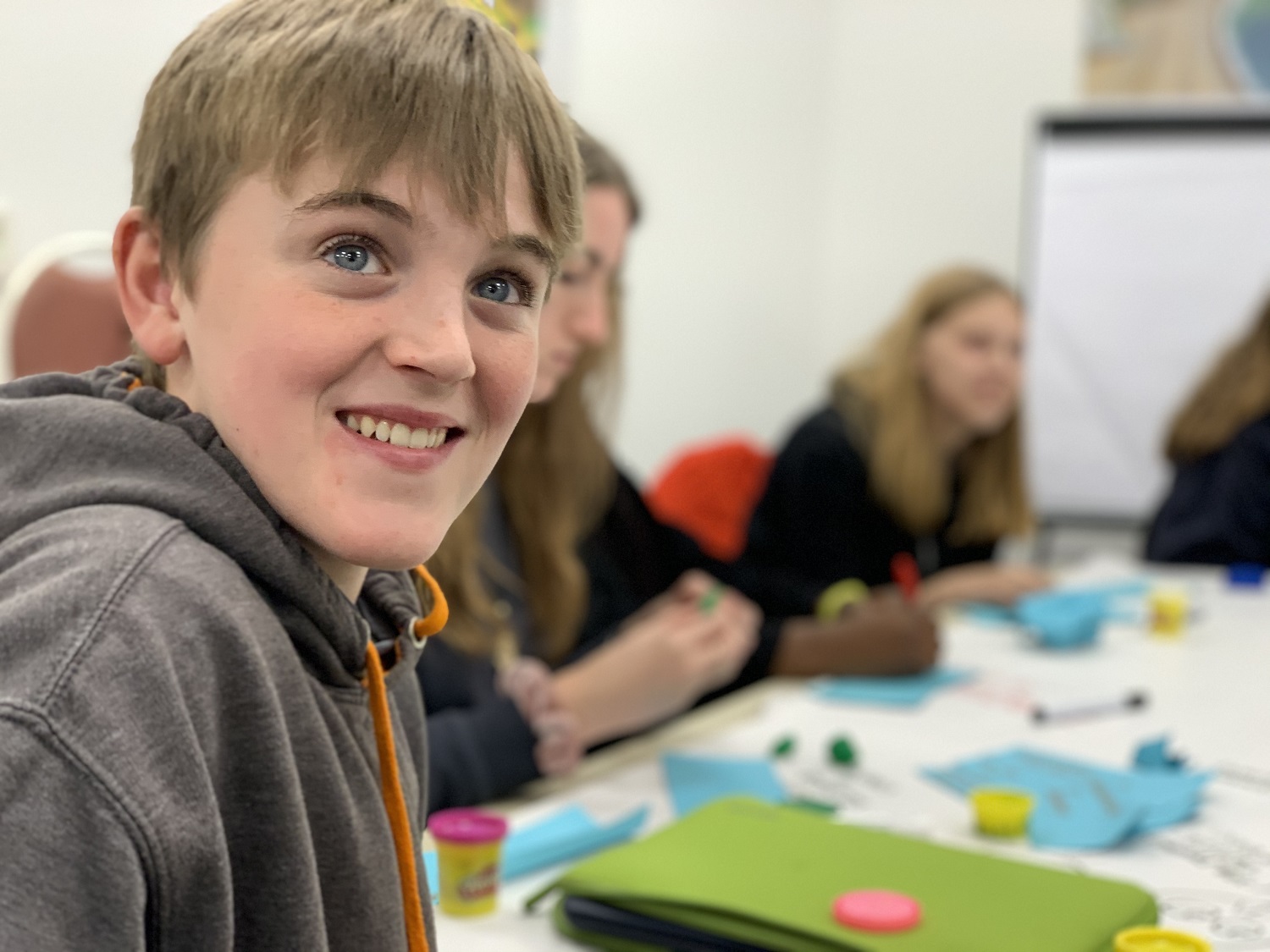 smiling young person