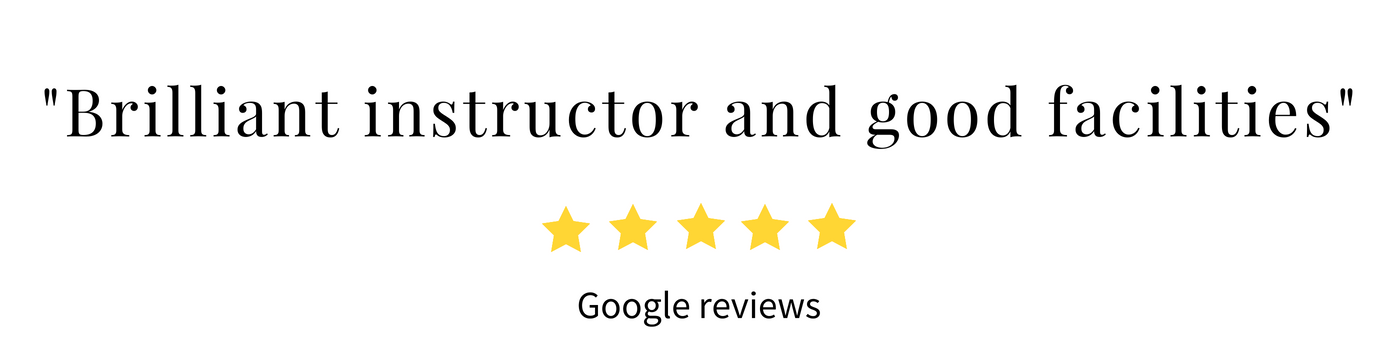 Brilliant staff and trainers - Google reviews