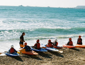 School kayaking group (UI)