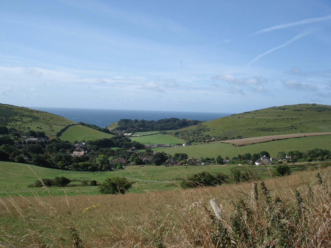 Views over West Lulworth from the Purbeck Way West non copyright resized