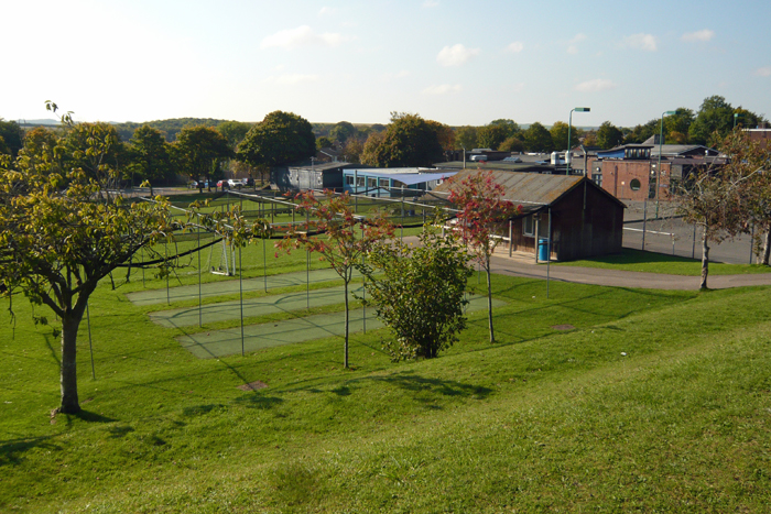 St Osmunds School - view showing location of new accommodation
