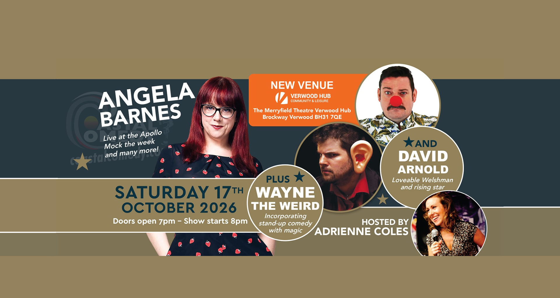 The Coastal Comedy Show with Angela Barnes