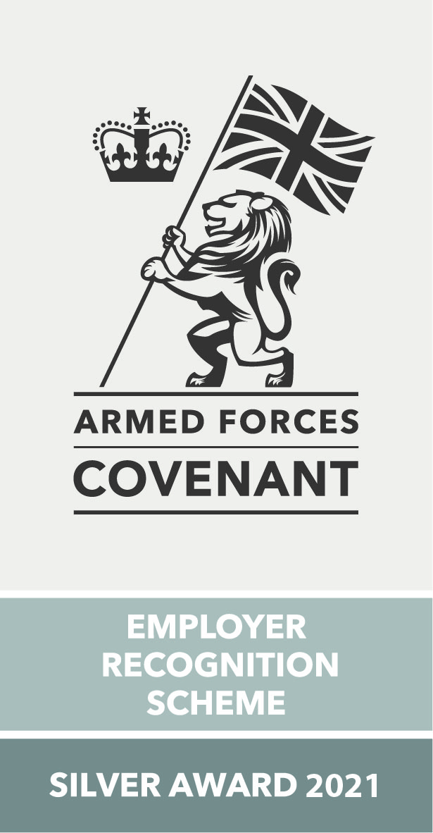 Armed Forces Covenant Employer Recognition Scheme, Silver Award 2021