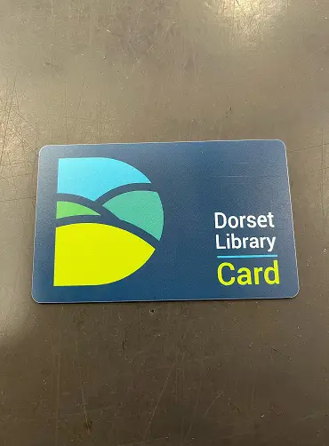 This is a picture of a Dorset Library Card.