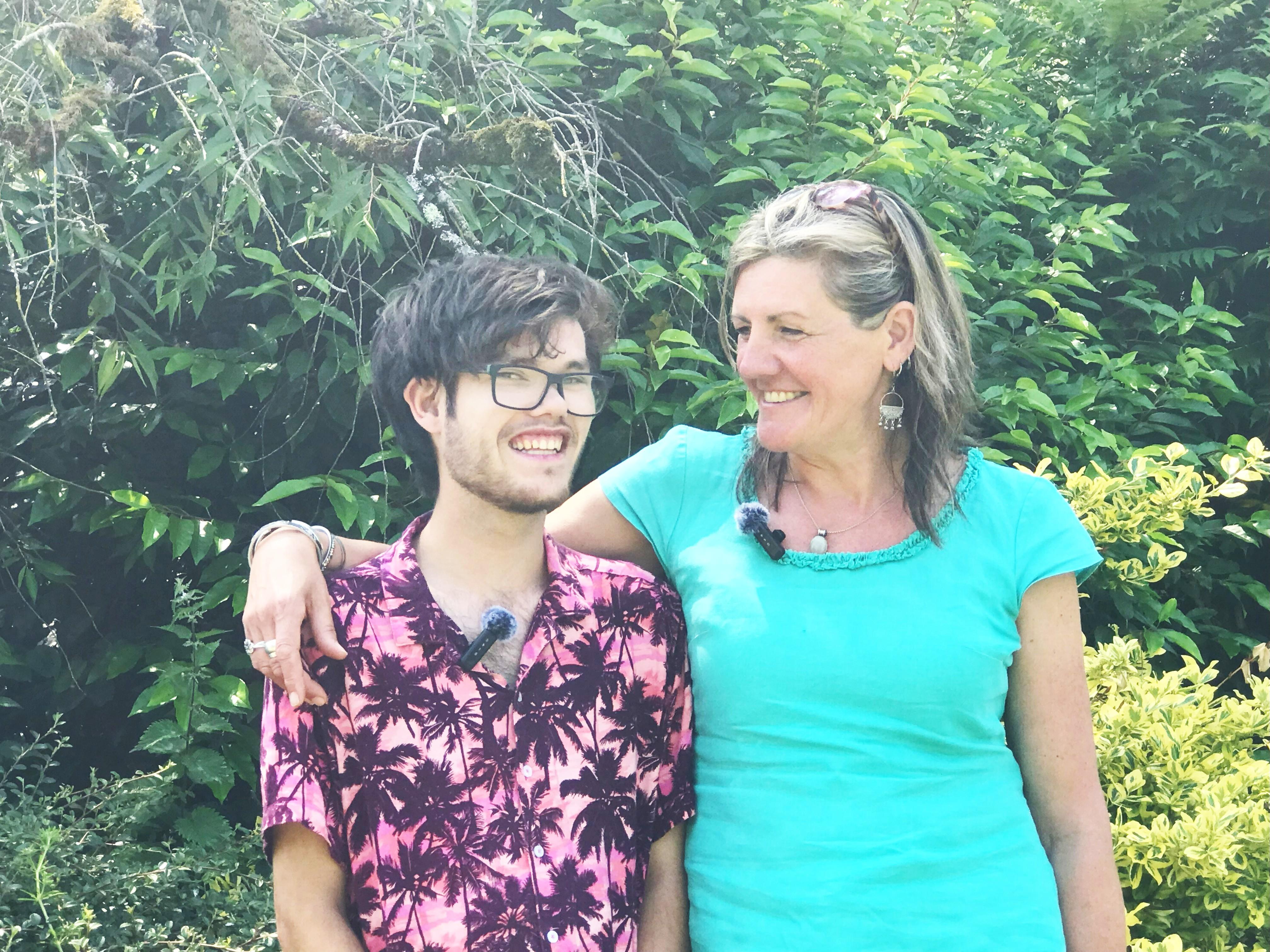 Frankie and his Shared Lives carer Laura