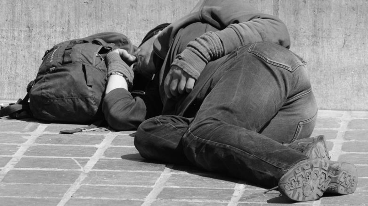 A rough sleeper