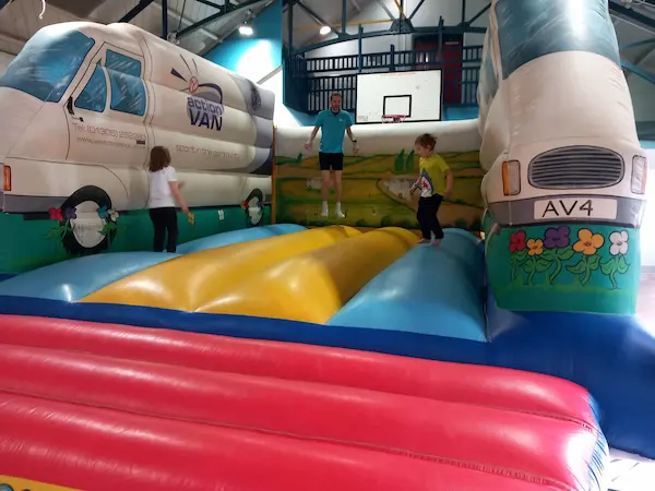 picture of an inflatable bouncy castle