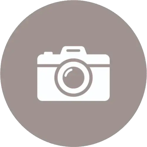Camera icon in circle