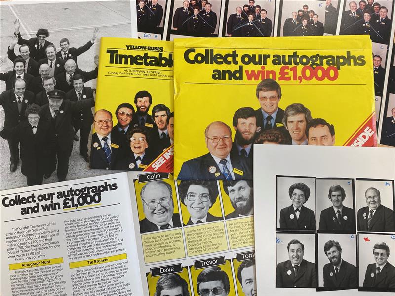 a collection of autographs and photos