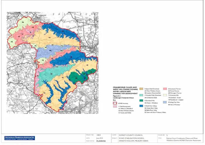 Extract from Cranbourne Chase and West Wiltshire Downs AONB Character Assessment