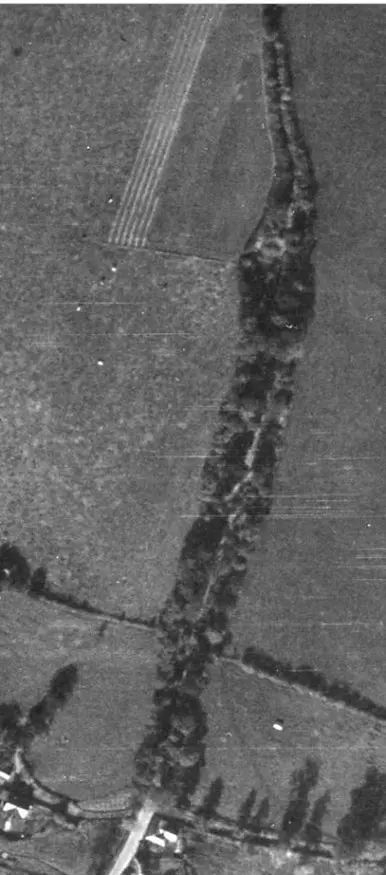  Aerial photo from 1947 Dinah's Hollow