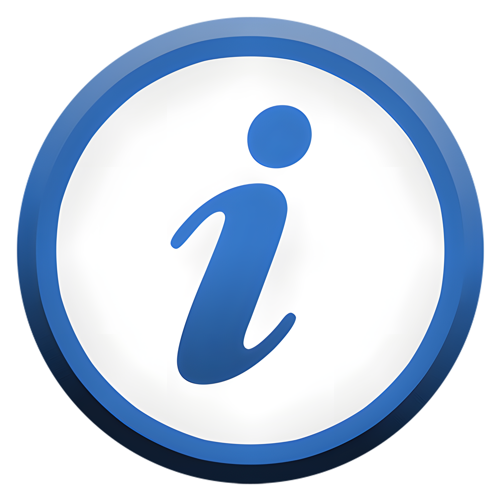 'i' symbol representing information