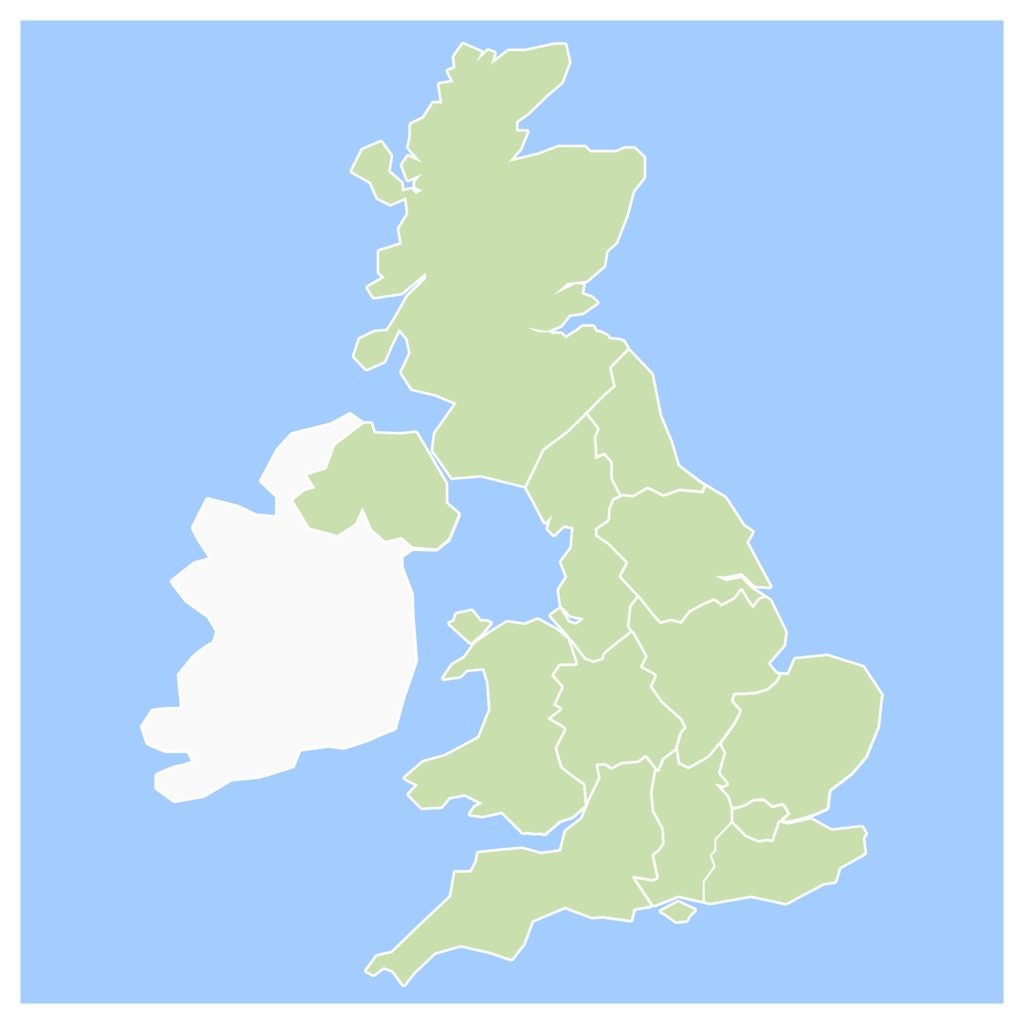 Map of the UK
