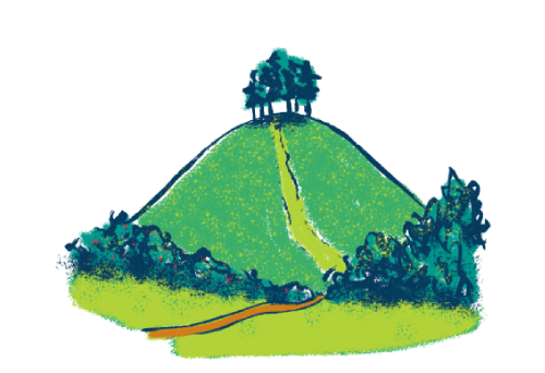 Image of Colmer's Hill in Bridport