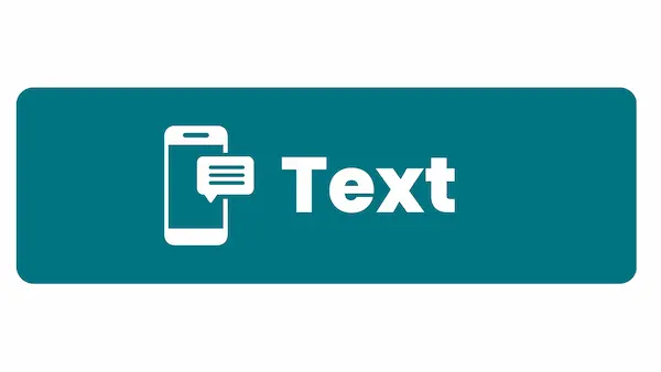 Image of a mobile phone, with the word "text" next to it