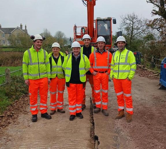 Stabilisation works taking place near Grade 2 Listed bridge - Dorset ...