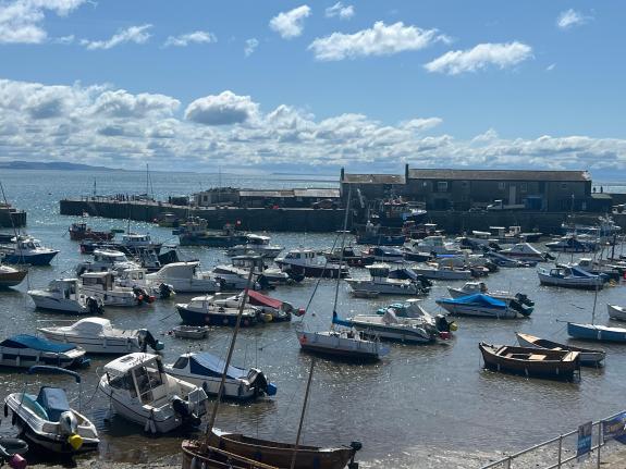 Lyme Regis harbour