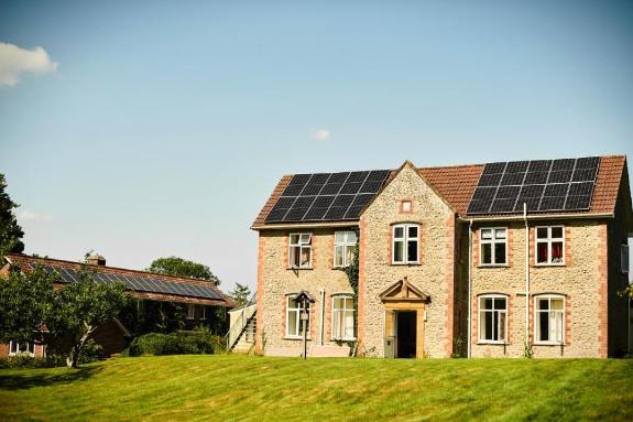 Solar panels installed at Hilfield Friary with help from Dorset Council