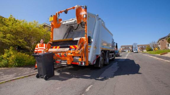 A waste collection vehicle