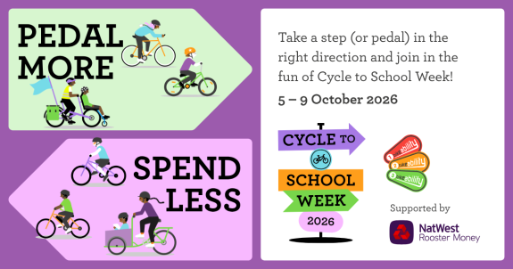 Cycle to School Week graphic